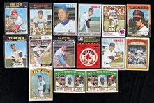 1950's-70's Baseball Trading Card Collection - Lot of 100+ w/ Hank Aaron, Bob Gibson, Whitey Ford, Thurman Munson, Tom Seaver & More 