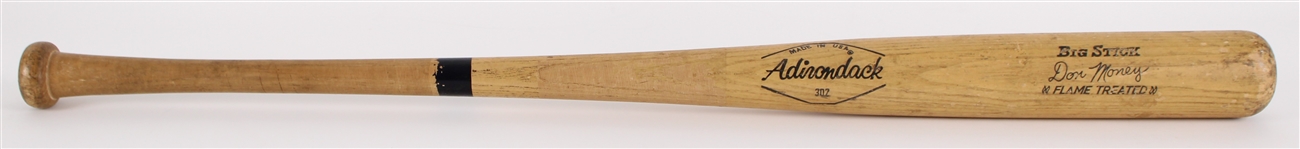 1973-79 Don Money Milwaukee Brewers Adirondack Professional Model Game Used Bat (MEARS LOA)