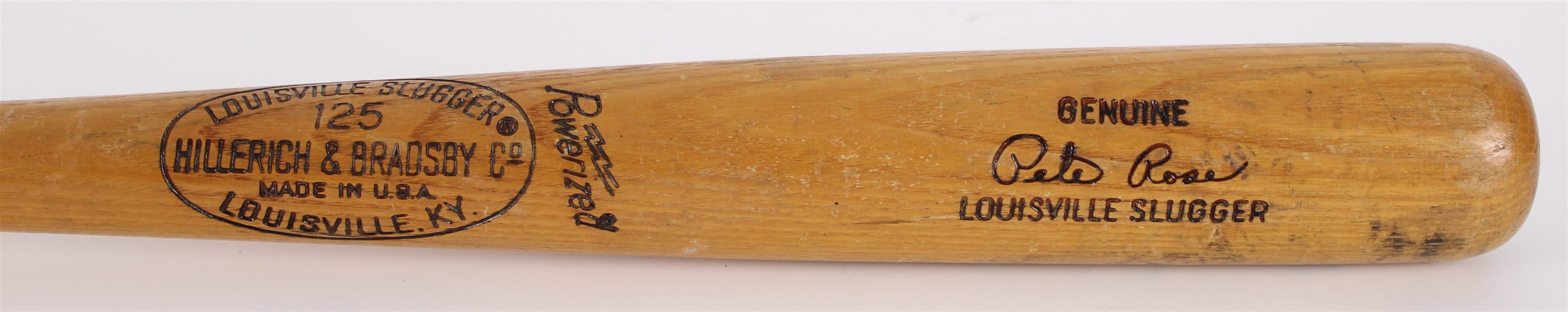 1973-75 Pete Rose Cincinnati Reds H&B Louisville Slugger Team Index Bat (MEARS LOA) 