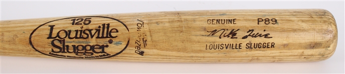 1982-83 Mike Ivie Detroit Tigers Louisville Slugger Professional Model Game Used Bat (MEARS LOA)