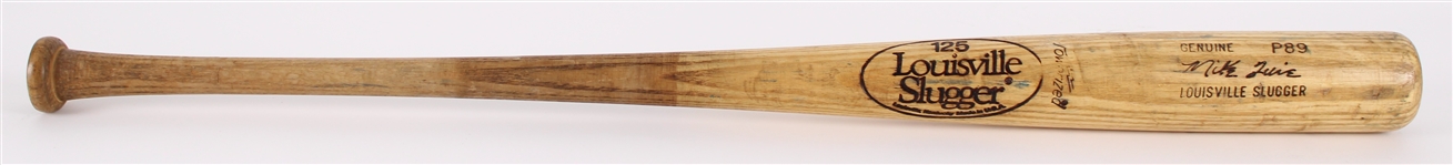 1982-83 Mike Ivie Detroit Tigers Louisville Slugger Professional Model Game Used Bat (MEARS LOA)