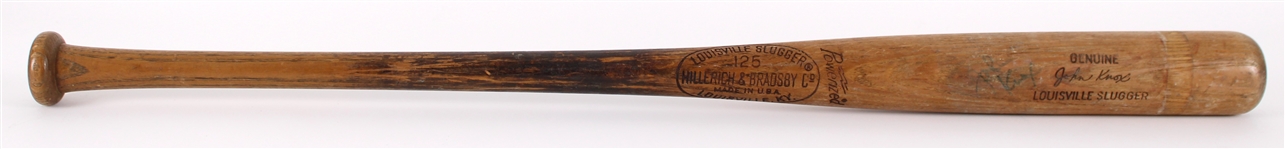 1974-75 John Knox Detroit Tigers Signed H&B Louisville Slugger Professional Model Game Used Bat (MEARS LOA)
