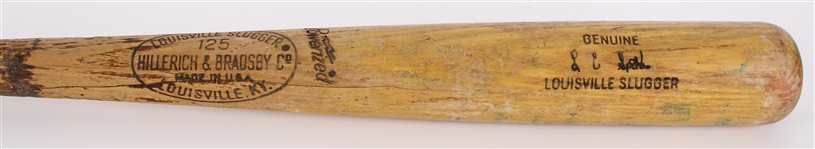 1973-75 LC Spikes Cleveland Indians H&B Louisville Slugger Professional Model Game Used Bat (MEARS LOA)