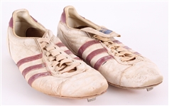 1975-76 Dick Allen Philadelphia Phillies Signed Adidas Game Worn Cleats (MEARS LOA / JSA)