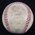 1980's Team Signed Game Used Baseball