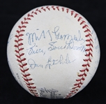 1943 NL Champion St. Louis Cardinals Team Signed ONL Frick Baseball w/ 22 Signatures