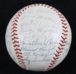 1943 NL Champion St. Louis Cardinals Team Signed ONL Frick Baseball w/ 22 Signatures