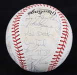1987 NL Champion St. Louis Cardinals Team Signed ONL Giamatti Baseball w/ 32 Signatures Including Whitey Herzog, Ozzie Smith & More