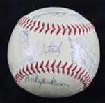1953-54 St. Louis Cardinals Team Signed ONL Giles Baseball w/ 27 Signatures Including Stan Musial & More