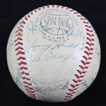 1953-54 St. Louis Cardinals Team Signed ONL Giles Baseball w/ 27 Signatures Including Stan Musial & More
