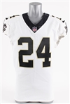 2020 Dwayne Washington New Orleans Saints Game Worn Road Jersey (MEARS LOA)
