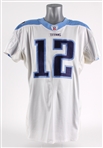 2004 Doug Johnson Tennessee Titans Game Worn Road Jersey (MEARS LOA)