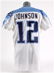 2004 Doug Johnson Tennessee Titans Game Worn Road Jersey (MEARS LOA)