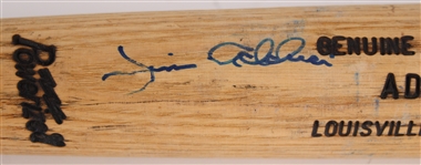 1986-88 Jim Adduci Milwaukee Brewers Signed Louisville Slugger Professional Model Game Used Bat (MEARS LOA/JSA)