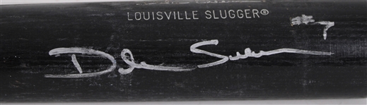 1987-88 Dale Sveum Milwaukee Brewers Signed Louisville Slugger Professional Model Game Used Bat (MEARS LOA/JSA)