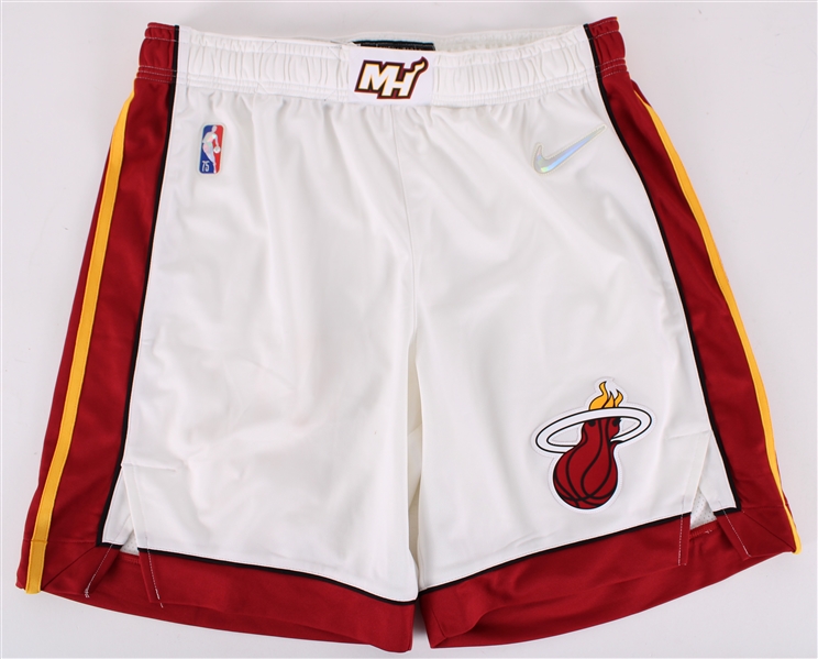 2021-22 Kyle Lowry Miami Heat Game Worn Uniform Shorts (MEARS LOA)