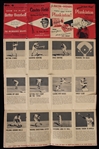 1954 Billy Bruton Milwaukee Braves Playing Centerfield How to Play Better Baseball Booklet 