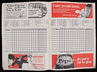 1970 New York Yankees Yankee Stadium Unscored Game Program