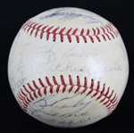 1962 World Series Champion New York Yankees Team Signed OAL Cronin Baseball w/ 23 Signatures Including Yogi Berra, Whitey Ford, Elston Howard & More (JSA)