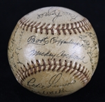 1937 Detroit Tigers Team Signed OAL Harridge Baseball w/ 21 Signatures Including Mickey Cochrane, Goose Goslin, Birdie Tebbetts, Charlie Gehringer & More (JSA)
