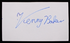 1980s Kenny Baker R2D2 Star Wars Signed 3" x 5" Index Card (JSA)