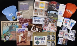 1970s-2000s Milwaukee Brewers Memorabilia Collection - Lot of 200+