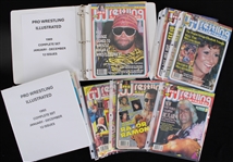 1989-93 Five Year Complete Run of Pro Wrestling Illustrated Magazines - Lot of 60 