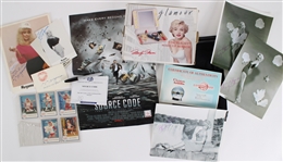 1980s-2000s Hollywood Americana Memorabilia Collection - Lot of 16 w/ Marilyn Monroe Photos / MIB Make Up Mirror, Morganna The Kissing Bandit & More
