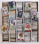 1980's-2000's GINORMUNGOUS Baseball Football Basketball Trading Card Collection - Lot of 15,000 Cards w/ 1952 Bowman Reprint Set, Baseball Factory Sets, Five Row Boxes (x3) & More