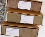 1980's-2000's GINORMUNGOUS Baseball Football Basketball Trading Card Collection - Lot of 15,000 Cards w/ 1952 Bowman Reprint Set, Baseball Factory Sets, Five Row Boxes (x3) & More