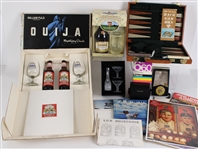 1960s-2000s Americana & Baseball Memorabilia Collection - Lot of 15 w/ Ouija Board, Polaroid Camera, All Star Game Programs & More