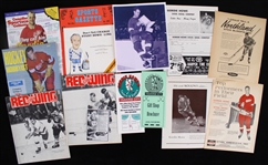 1960's-2000's Detroit Red Wings Publication Collection - Lot of 50