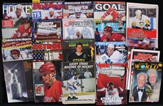 1960's-2000's Detroit Red Wings Publication Collection - Lot of 50