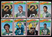 1977 Topps Spanish Language Green Bay Empacadores Football Trading Cards - Lot of 8