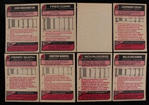 1977 Topps Spanish Language Green Bay Empacadores Football Trading Cards - Lot of 8