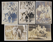 1920s Hal Roachs Rascals of Our Gang 5" x 7" Cast Photos - Lot of 5