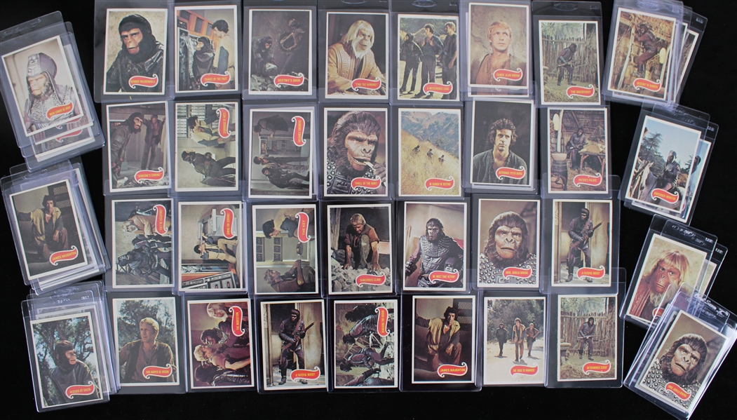 1975 Planet of the Apes Topps Trading Cards Collection - Lot of 61