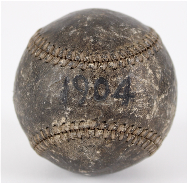1904 Honus Wagner Pittsburgh Pirates Handwritten Baseball (MEARS LOA)