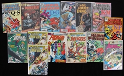 1970s-90s Comic Book Collection - Lot of 42 w/ X-Men, Avengers, Marvel Universe, Nick Fury Agent of Shield & More