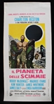 1968 Planet of the Apes 13" x 27" Italian Language Il Pianeta Delle Scimmie Movie Poster