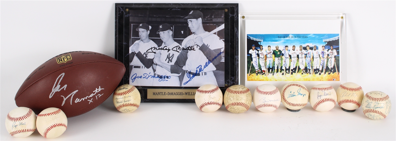 1930s-90s Non Authentic Autograph JSA FAIL Display Items - Lot of 13