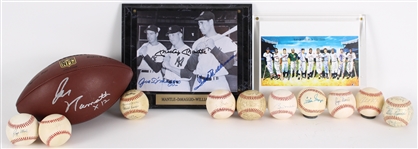 1930s-90s Non Authentic Autograph JSA FAIL Display Items - Lot of 13