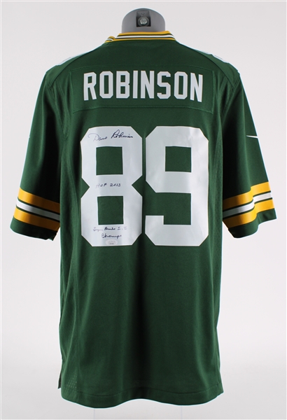2013 Dave Robinson Green Bay Packers Signed Jersey *JSA*