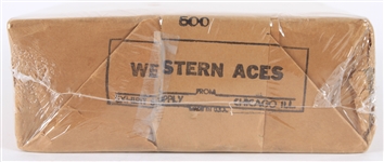 1950's Western Aces Arcade Cards - Sealed Box of 500