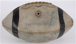 1950 Green Bay Packers Team Signed ONFL Bell Game Used Night Game Football w/ 35 Signatures Including Tony Canadeo, Billy Grimes & More (MEARS LOA / Full JSA Letter / Pepper Burruss Collection)