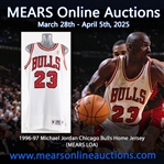 1996-97 Michael Jordan Chicago Bulls Home Game Jersey (MEARS LOA)