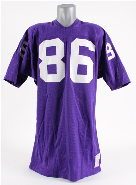 1973 Rhett Dawson Minnesota Vikings Game Worn Home Jersey (MEARS LOA)