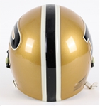 1993-99 Purdue Boilermakers Game Worn Football Helmet w/ 3 Big Play Decals (MEARS LOA / Pepper Burruss Collection)