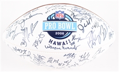 2008 AFC Pro Bowl Team Signed ONFL Goodell Autograph Panel Football w/ 60 Signatures Including Peyton Manning, Joe Thomas, Vince Wilfork & More (JSA / Pepper Burruss Collection)