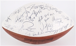1983 AFC Pro Bowl Team Signed ONFL Rozelle Autograph Panel Football w/ 50 Signatures Including Dan Fouts, Jack Lambert, Marcus Allen & More (JSA / Pepper Burruss Collection)